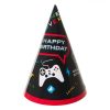 Papír party csákó 16 cm - gamer