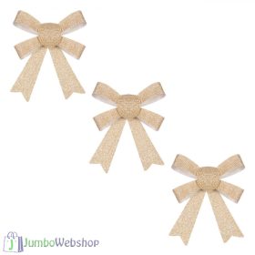   arany-csillogo-masni-3db-14cm Arany csillogó karácsonyi masni 3db - 14cm