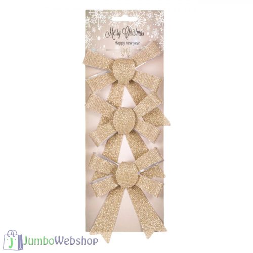 arany-csillogo-masni-3db-14cm Arany csillogó karácsonyi masni 3db - 14cm