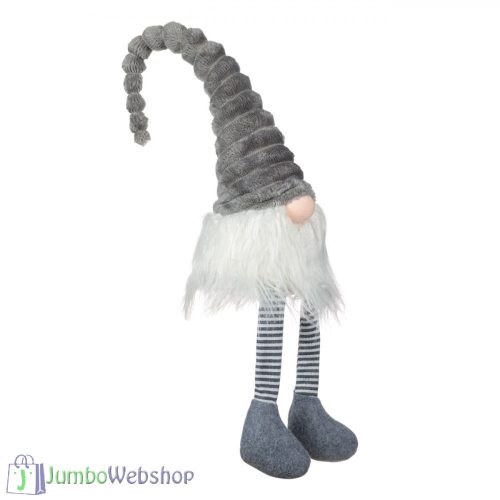 Karácsonyi szürke manó 41 cm5