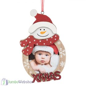 Hóemberes képkeret fából 14.5cm