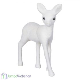 Karácsonyi dekoratív figura - kicsi rénszarvas 15 cm