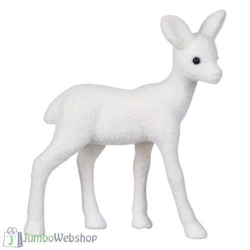 Karácsonyi dekoratív figura - kicsi rénszarvas 15 cm