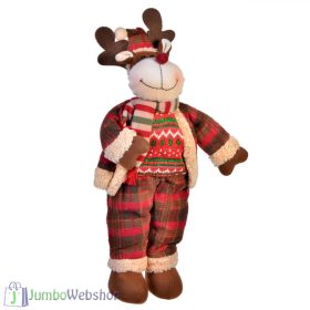 Karácsonyi plüss dekoráció - szarvas 48 cm