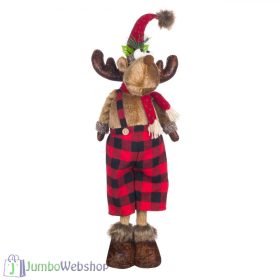 Karácsonyi plüss dekoráció - szarvas 75 cm