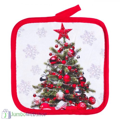 Karácsonyi edényfogó kesztyű - karácsonyfa