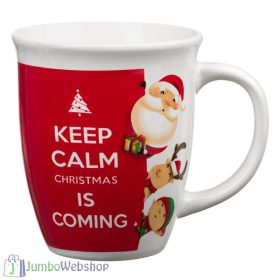 Karácsonyi bögre - Keep Calm - 390 ml