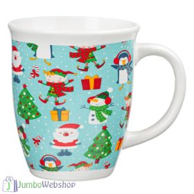 Karácsonyi bögre - figurákkal - 390 ml