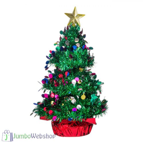 Karácsonyfa - színes - 35 cm