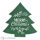 Karácsonyi tányér alátét - fenyőfa