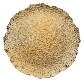 Dekor tál - Arany mintás 33 cm