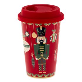 Diótörős elviteles kávés bögre kerámiából 400ml