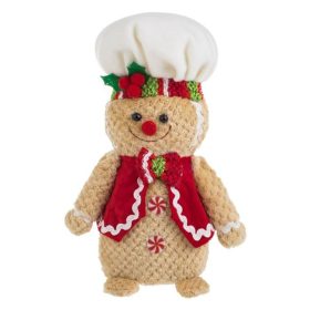 Díszfigura Mézeskalács Ember Cukrász 25cm