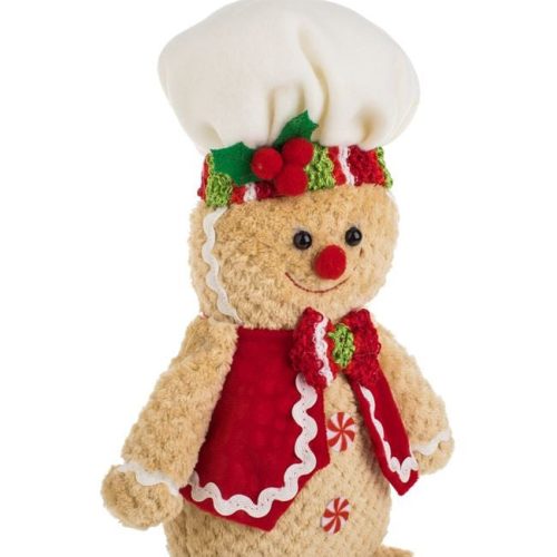 Díszfigura Mézeskalács Ember Cukrász 25cm