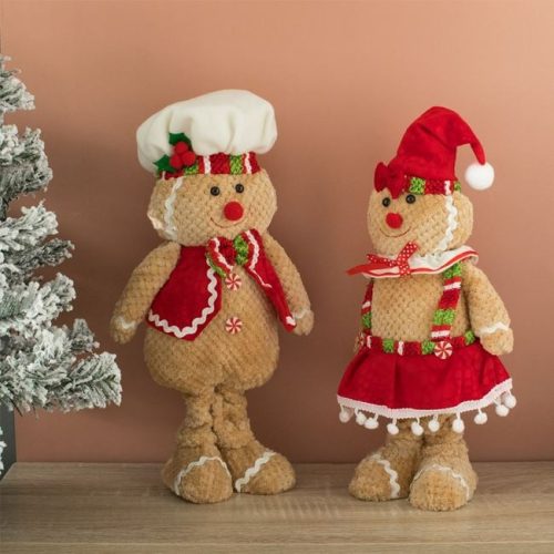 Díszfigura Mézeskalács Ember Cukrász 38cm