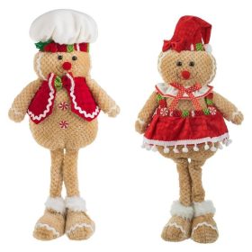 Díszfigura Mézeskalács Ember Cukrász 45cm