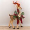Karácsonyi Szarvas Dekor LED-fénnyel 16x7x34 cm