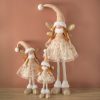 Karácsonyi Dísz Angyal Figurával, Bézs 55 cm