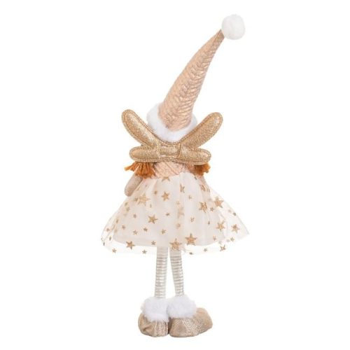 Karácsonyi Dísz Angyal Figurával, Bézs 55 cm