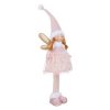Karácsonyi Dísz Angyal Figura, Rózsaszín Ruhában, 69 cm