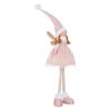 Karácsonyi Dísz Angyal Figura, Rózsaszín Ruhában, 81 cm