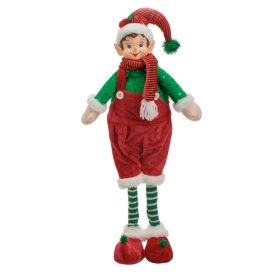 Karácsonyi Álló ELF, Piros-Zöld, 50 cm