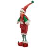 Karácsonyi Álló ELF, Piros-Zöld, 50 cm