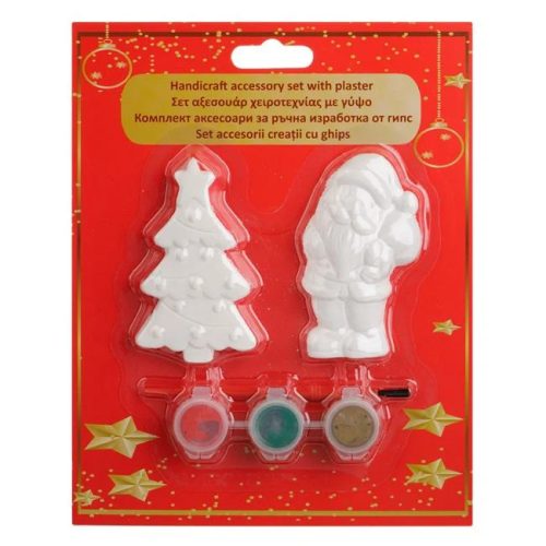Karácsonyi DIY készlet – “Csillogó Karácsonyfa Világítással” 10x14cm - 659db