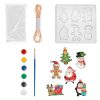 Karácsonyi Gipsz Díszek Kreatív Készlet