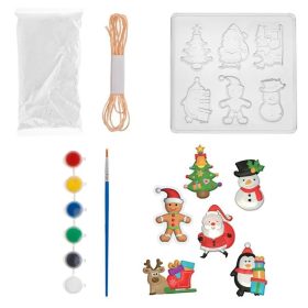 Karácsonyi Gipsz Díszek Kreatív Készlet
