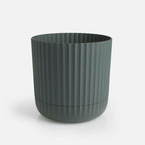 Műanyag Kaspó Beépített Alátéttel - Keki, Ø20x19,5cm, 4,6L