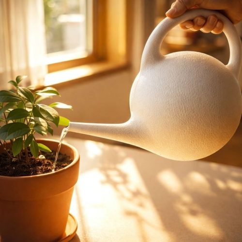 Műanyag kerek öntözőkanna 2,5L