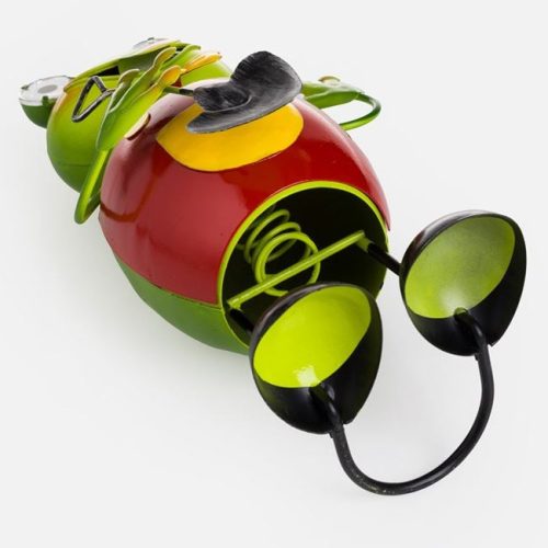 Szolár kerti lámpa - Béka figura, 25 cm