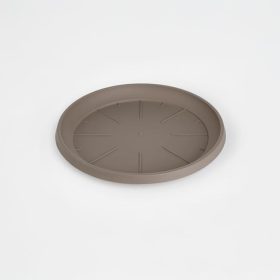   Mokka színű műanyag alátét virágcseréphez, Ø17,8x2,5 cm