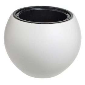 Kerek Fehér Műanyag Kaspó Ø40x30cm - 9L