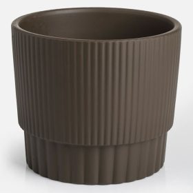 Barna Kerámia Kaspó - 19,5x17 cm - 3,6L