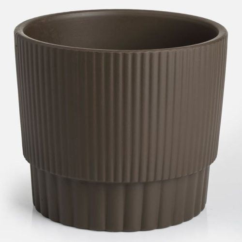 Barna Kerámia Kaspó - 19,5x17 cm - 3,6L