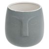 Arc Mintás Szürke Kerámia Kaspó - Ø14.8x14cm, 1.7L