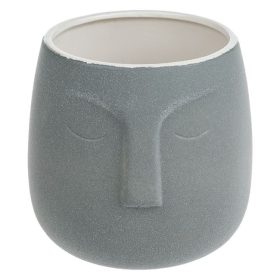 Arc Mintás Szürke Kerámia Kaspó - Ø14.8x14cm, 1.7L