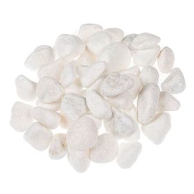 Fehér dekorációs kövek - 1 kg