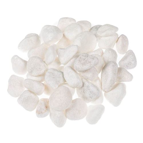 Fehér dekorációs kövek - 1 kg