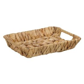 Vízijácint Fonott Tálca Fogantyúkkal 23x18x4cm