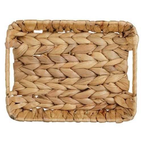 Vízijácint Fonott Tálca Fogantyúkkal 23x18x4cm