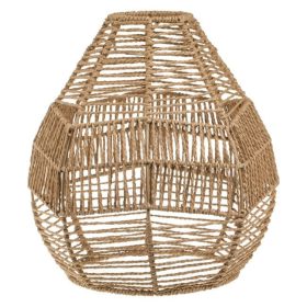 Ovális Függőlámpa Búra Juta Kötéllel Ø27x33cm