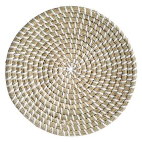 Kerek Bezs-Fehér Fali Dekoráció Ø20x4cm