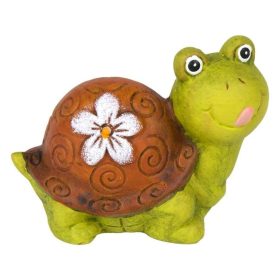 Dekoratív Kerámia Kerti Teknős 11x6x7.5cm