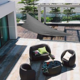 Háromszögletű Napvitorla, Szürke, 3.6m