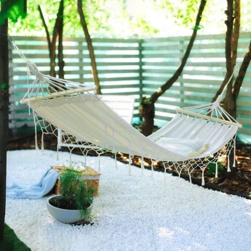 Bézs Macrame Függőágy 200x100 cm