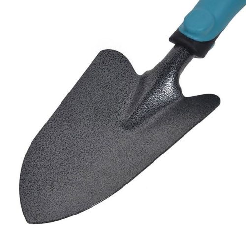 Fém Kerti Kislapát Ergonómikus Kék-Fekete PP Nyéllel 34cm