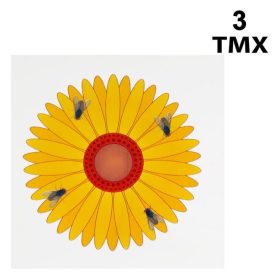   Öntapadós Virág Alakú Legycsapda és Rovarcsapda 9,5x9,5cm - 3db